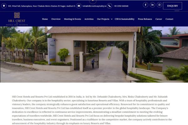 Hill Crest Hotels and Resorts